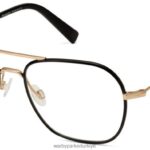 Warby Parker abe N8ZXX858 cilalı altın ile fırçalanmış mürekkep gözlük