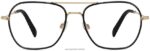 Warby Parker abe N8ZXX858 cilalı altın ile fırçalanmış mürekkep gözlük - Image 4