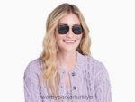 Warby Parker abe N8ZXX8603 cilalı altın ile fırçalanmış mürekkep gözlük - Image 3