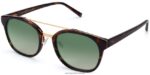 Warby Parker adil faks N8ZXX8794 cilalı altın ile konyak kaplumbağası gözlük