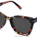 Warby Parker Ağustos N8ZXX8865 konfeti kaplumbağa gözlük