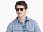 Warby Parker ağzına kadar dolu N8ZXX8590 siyah ceviz gözlük - Image 2