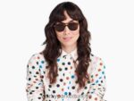 Warby Parker ağzına kadar dolu N8ZXX8590 siyah ceviz gözlük - Image 3