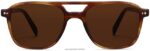 Warby Parker ağzına kadar dolu N8ZXX8590 siyah ceviz gözlük - Image 4