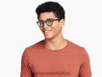 Warby Parker ainsley N8ZXX8264 çizgili selvi gözlük - Image 2