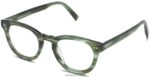 Warby Parker ainsley N8ZXX8264 çizgili selvi gözlük