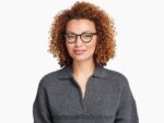 Warby Parker ainsley N8ZXX8264 çizgili selvi gözlük - Image 3