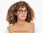 Warby Parker ainsley N8ZXX8265 badem ezmesi kaplumbağa gözlük - Image 3