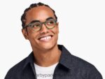 Warby Parker ainsley N8ZXX8546 çizgili selvi gözlük - Image 2