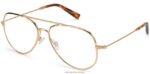 Warby Parker akıncı N8ZXX8485 cilalı altın gözlük