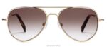 Warby Parker akıncı N8ZXX8670 cilalı altın gözlük - Image 4