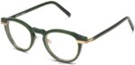 Warby Parker arti N8ZXX8248 cilalı altın ile poblano gözlük