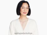 Warby Parker bard N8ZXX826 cilalı altın ile kristal gözlük - Image 2