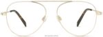 Warby Parker belmar N8ZXX8222 cilalı altın gözlük - Image 4
