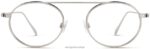 Warby Parker corwin N8ZXX8224 mavi ile parlatılmış gümüş gözlük - Image 4