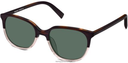 Warby Parker defne N8ZXX8919 çay gülü soluyor gözlük