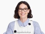 Warby Parker durand N8ZXX818 cilalı altın ile jet siyahı gözlük - Image 2