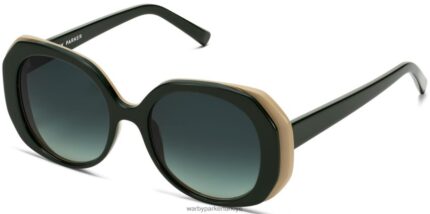 Warby Parker gül N8ZXX8864 kumlu orman yeşili gözlük