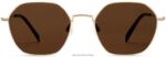 Warby Parker keiko N8ZXX8599 cilalı altın gözlük - Image 4