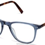 Warby Parker Şafak vakti N8ZXX8250 meşe fıçı ile masmavi kristal gözlük