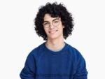Warby Parker Simon N8ZXX8101 cilalı altın ile fırçalanmış mürekkep gözlük - Image 2