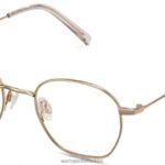 Warby Parker soyguncu N8ZXX8362 cilalı altın gözlük