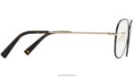 Warby Parker york N8ZXX8135 cilalı altın ile fırçalanmış mürekkep gözlük - Image 5